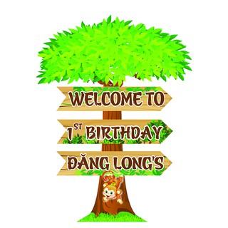 Cây welcome sinh nhật