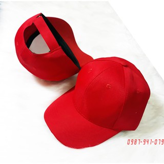 Mũ lưỡi trai, Nón kết đỏ trơn