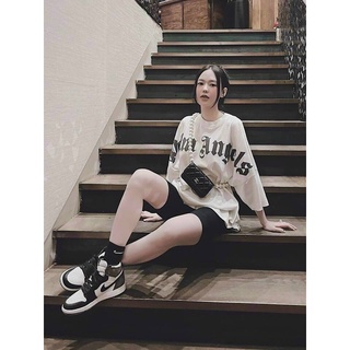 Set áo thun chữ quần legging ngố