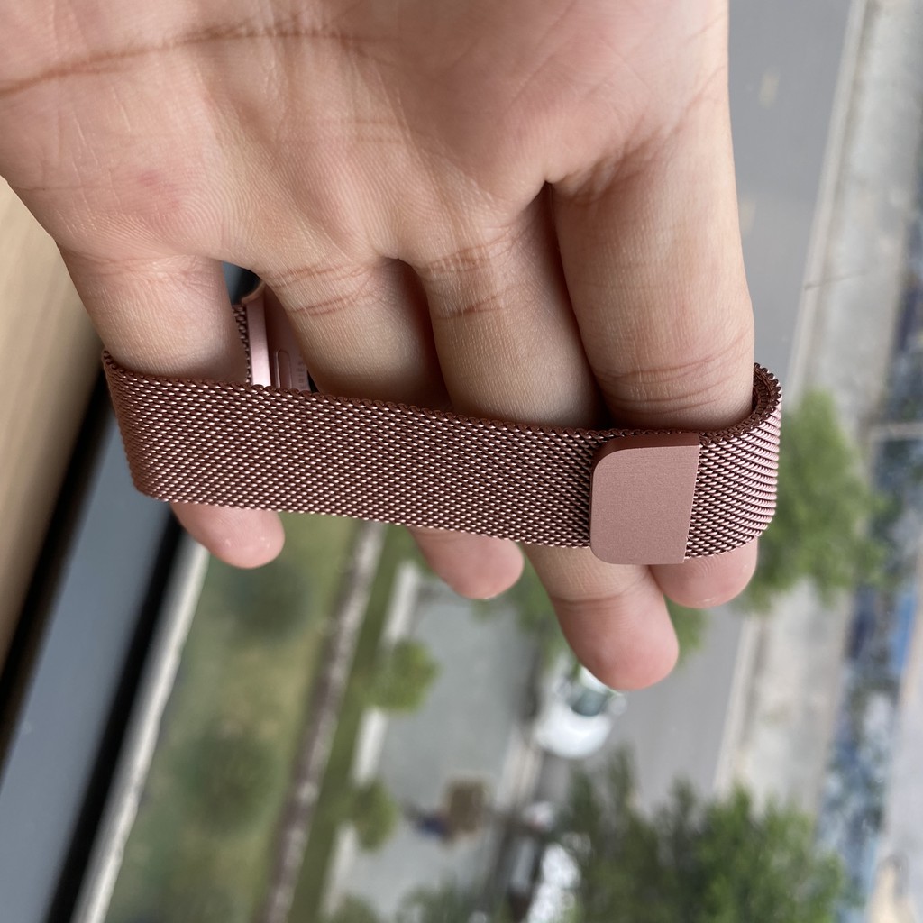 Dây Milanese Loop 38mm cho Apple Watch Series 1 | 2 | 3 | 4 | 5 (Dây thép Milan vàng, hồng  chính hãng cho AW)