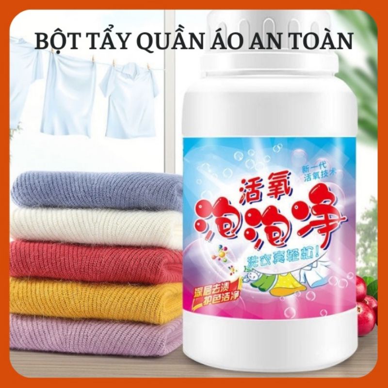 Bột Tẩy Trắng Quần Áo, Tẩy Vết Ố Vàng Bẩn