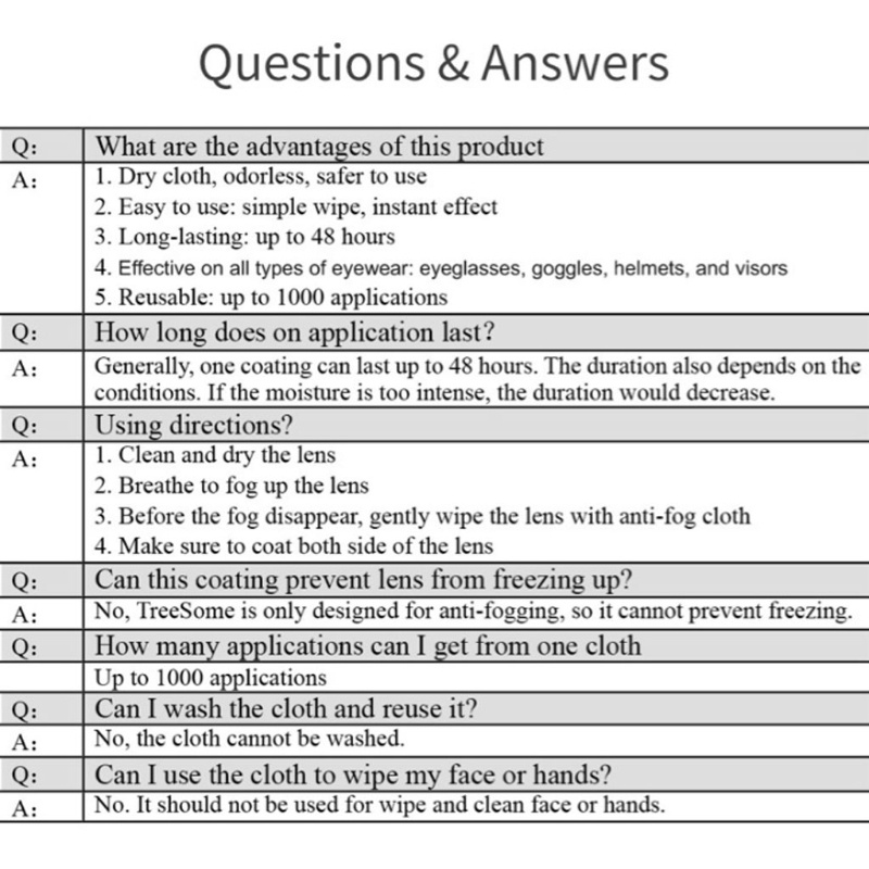 Seng Set 5 Khăn Lau Mắt Kính Chống Sương Mù Có Thể Tái Sử Dụng