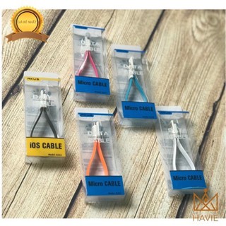 [Bảo hành 1 năm] Cáp sạc Android-Iphone siêu ngắn 23 cm