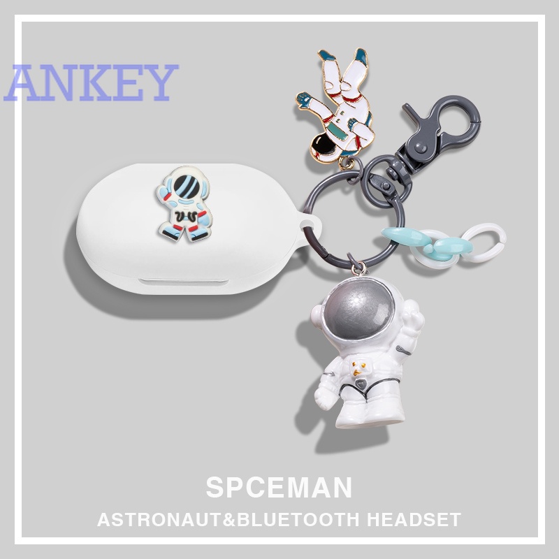 OPPO Enco Buds / W11 W12 ET81 / Air Air 2 / X Vỏ Bảo Vệ Hộp Sạc Tai Nghe Bluetooth Bằng Silicon Mềm Hình Phi Hành Gia