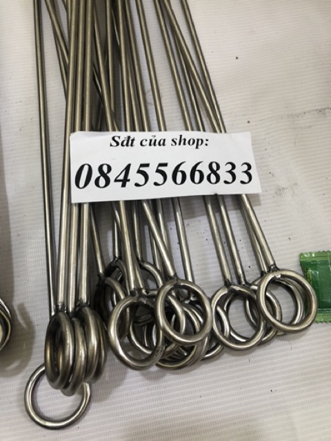 Xiên nướng inox , phi 5 và phi 6