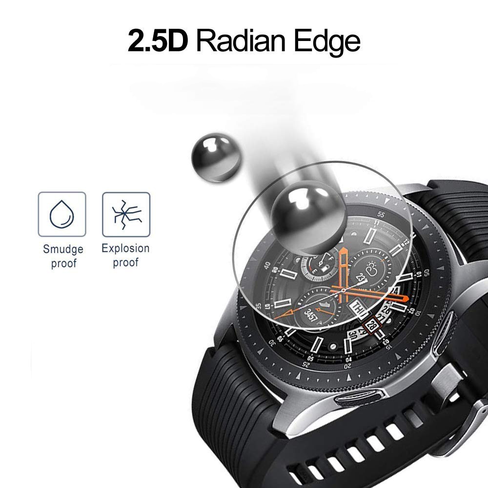 Set 2 Kính Cường Lực Bảo Vệ Mặt Đồng Hồ Samsung Gear S3 Frontier 42MM 46MM