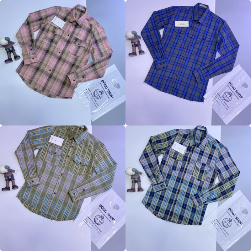 [HÀNG CAO CẤP] Áo sơ mi nam ngắn tay BBR kẻ nhiều màu caro ,chất liệu cotton thoáng mát, không nhăn, không bai xù