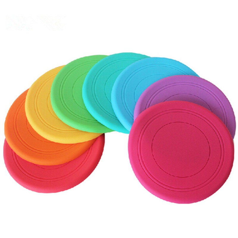 Đồ Chơi Đĩa Bay Đĩa Ném Cao Su Huấn Luyện Chó 18cm
