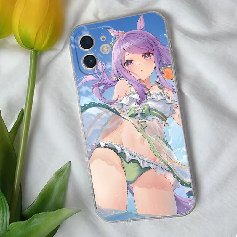 Ốp Điện Thoại Tpu Mềm Hình Anime Nhật Bản Cho IPhone 14 11 12 13 Pro Max XS X XR 6 7 8 plus SE2