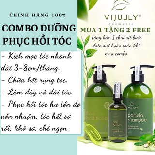 Combo chăm sóc dưỡng phục hồi tóc cao cấp vijully