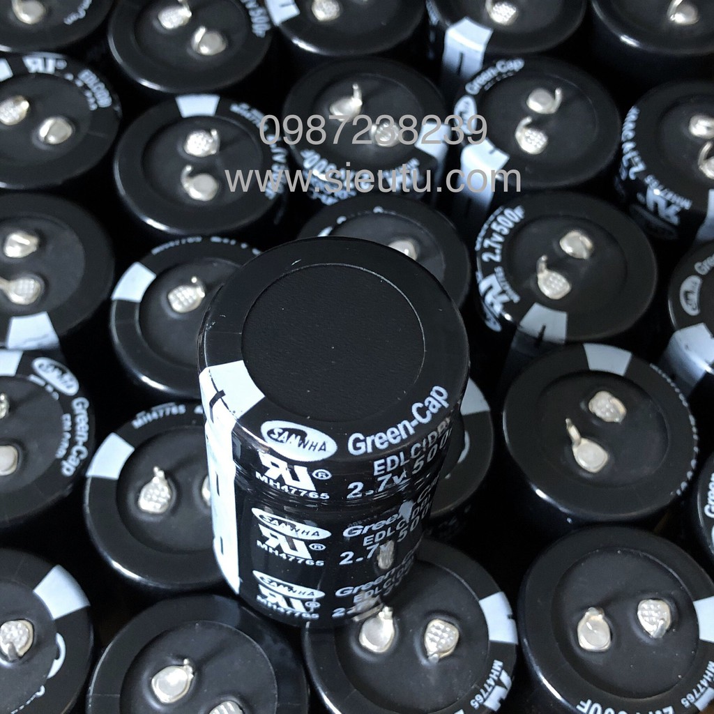 Siêu tụ điện 500F 2.7V - Super Capacitor 500F 2.7V
