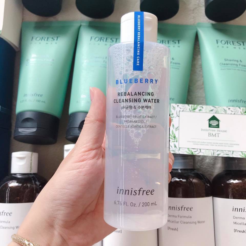 [Mẫu Mới] Nước Tẩy Trang Từ Việt Quất Innisfree Blueberry Rebalancing Cleansing Water 200ml