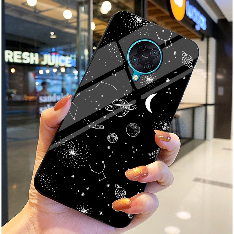 Ốp Lưng XIAOMI REMDI K30 PRO, K30 ULTRA, POCO F2 PRO Ốp kính bóng cao cấp Phi Hành Gia