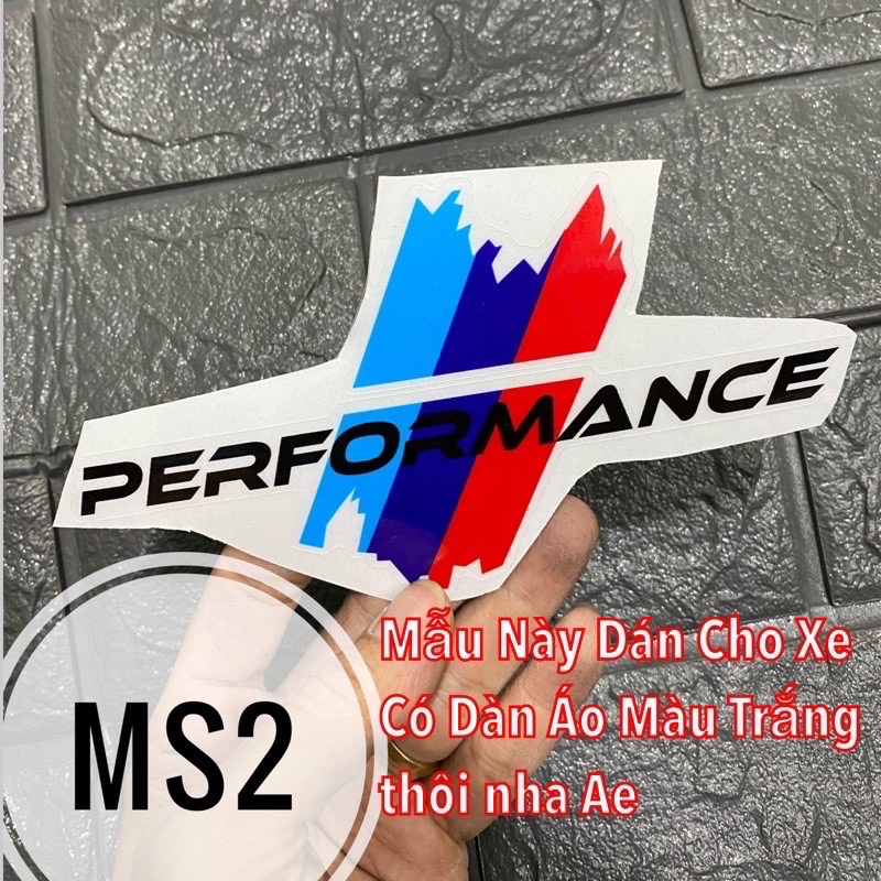 Tem Performance ITALY / AMG / ĐỨC / PHÁP decal pvc cao cấp SHIN LUNG công nghệ in Nhật Bản chống thấm dán xe hơi, xe máy