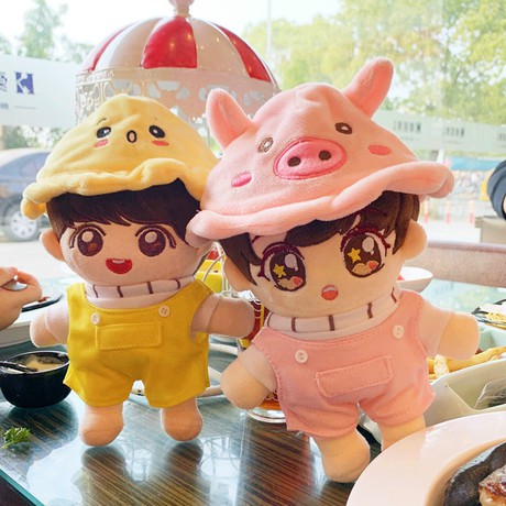 Set Outfit Quần Áo Bé Heo Cho Doll BTS