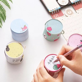 Hộp Giấy Nhớ Giấy Note Hoa Quả Summer Fruit