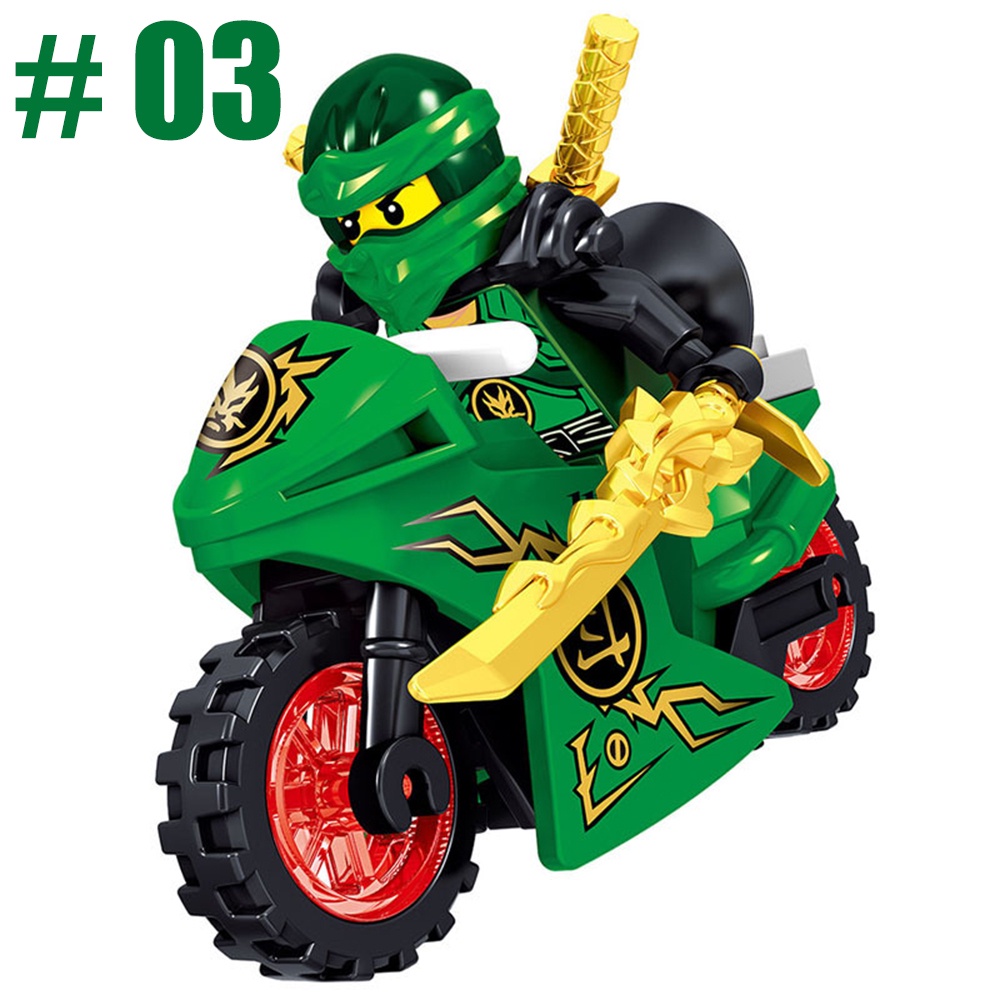 Set 16 Mô Hình Mô Tô Ninjago 31050 + 61015
