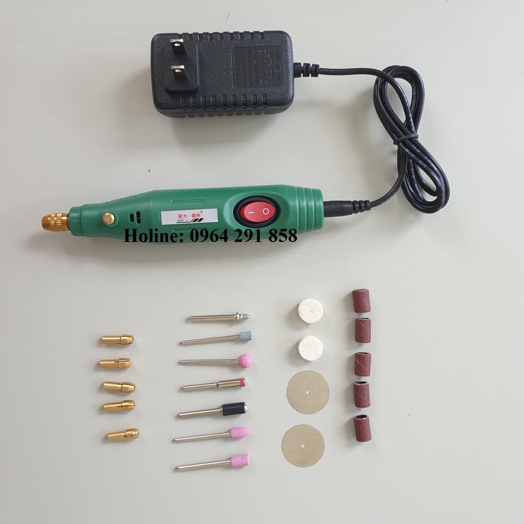 máy mài cắt nhựa nhôm mini hay máy đánh bóng mài khắc đa năng V001 -21 chay điện 220v