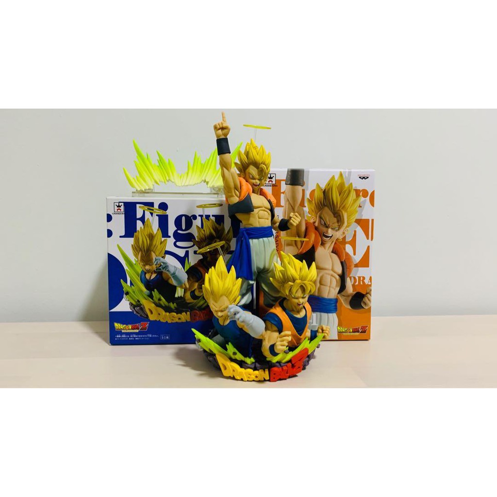 Mô hình GOGETA VOL 2 SON GOKU AND VEGETA FIGURE (YELLOW) Figure Bandai Banpresto -  Dragon Ball Z