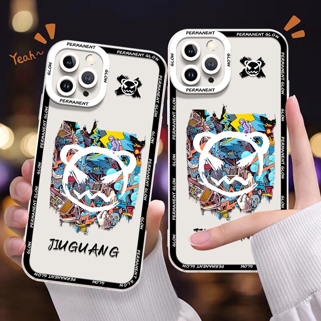 Ốp Điện Thoại TPU Silicon Mềm Chống Sốc Họa Tiết Hoạt Hình Cho IPhone 14 13 12 11 10 Pro XS Max X XR 8 7 6 6S Plus