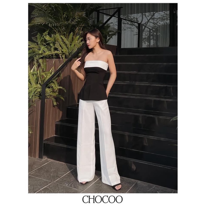 Quần ống suông CHOCOO EMBER PANT V2 thiết kế cạp cao chất liệu vải cao cấp