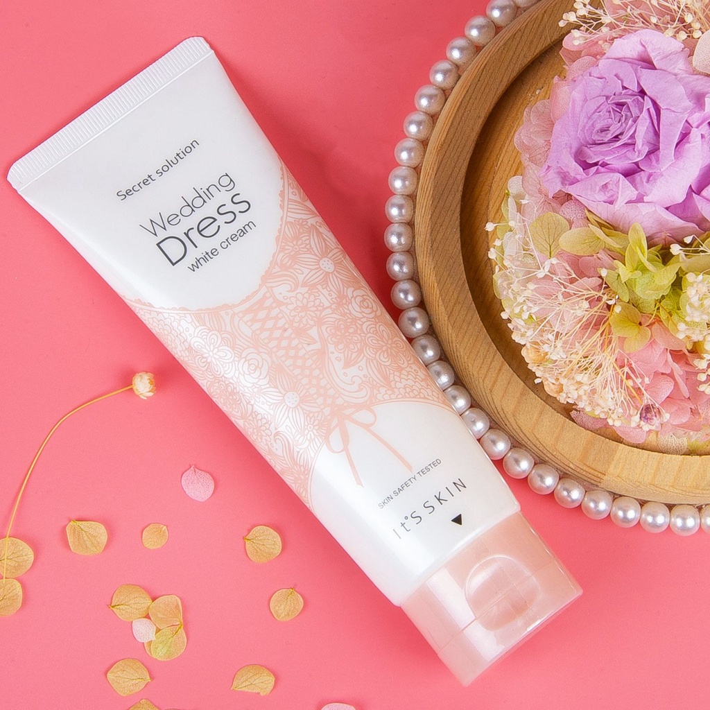 [Hàng Nội Địa] Kem Dưỡng Thể Trắng Da It's Skin Secret Solution Wedding Dress White Cream 100ml | BigBuy360 - bigbuy360.vn