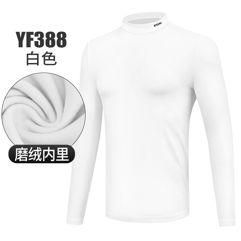 PGM mens thời trang dài tay áo golf áo thun mùa đông cashmere đồ lót golf bóng chuyền dài tay áo polo