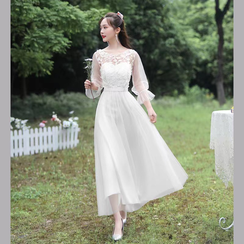 Váy phù dâu thiết kế sang trọng thoải mái cho nữ