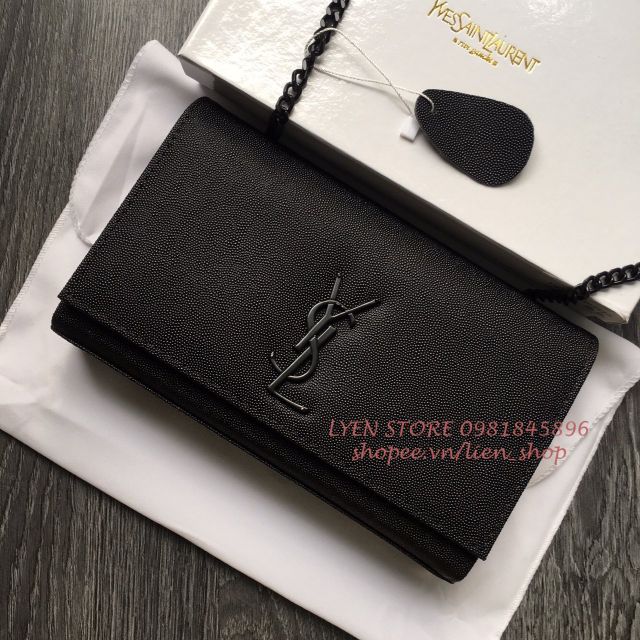 TÚI Y.S.L DA CÁ ĐUỐI FULLBOX SZ 24(ảnh thật)