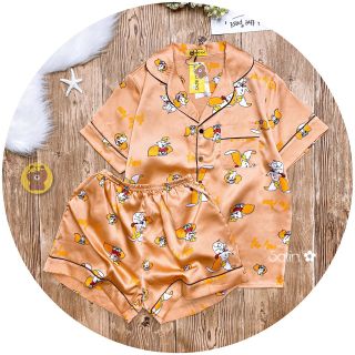 Đồ mặc nhà - satin lụa - quần ngắn