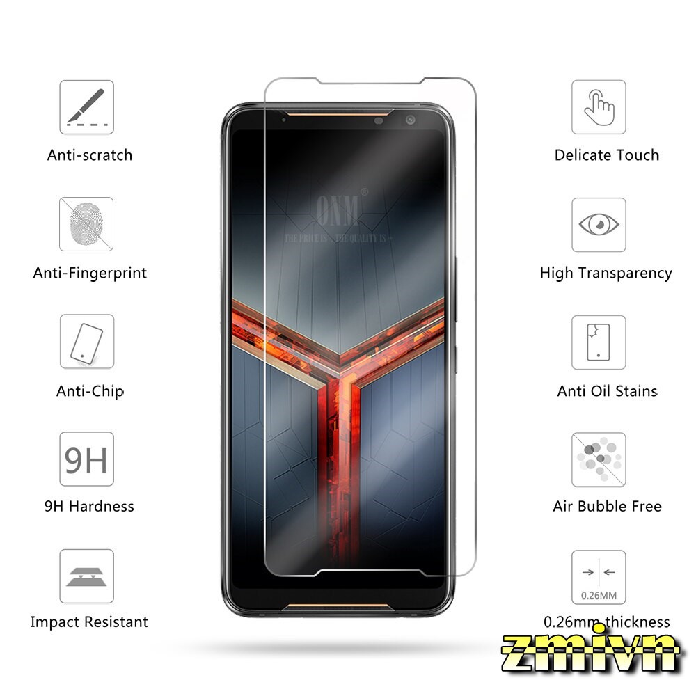 Cường lực trong suốt Asus Rog Phone 3 (Tặng keo chống hở mép)