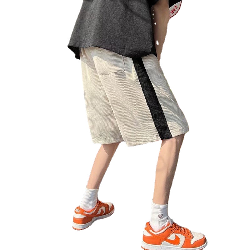 Quần Short Thể Thao Dáng Rộng Cài Nút Bên Hông Thoải Mái Thời Trang Nhật Bản Cho Nam Size M-3XL