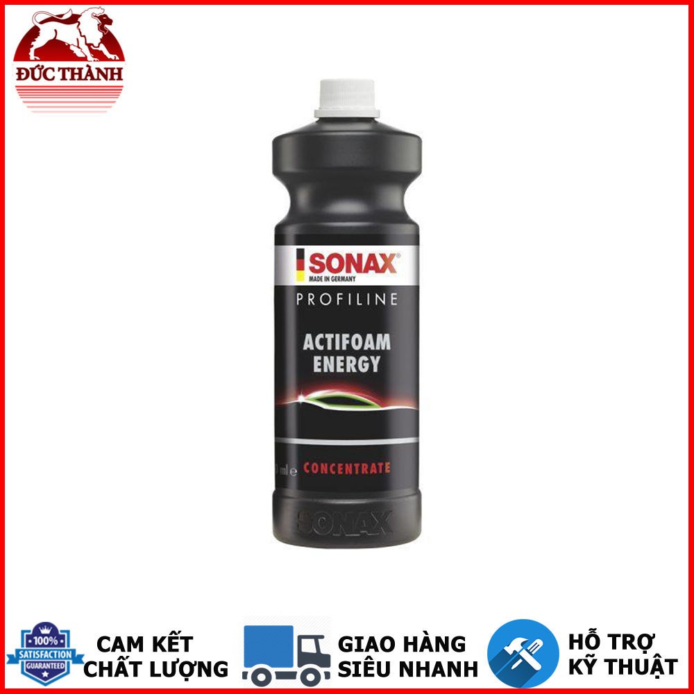 NƯỚC RỬA XE BỌT TUYẾT NHIỀU BỌT THƠM MÙI BÒ HÚC SONAX PROFILINE ACTIFOAM ENERGY 618300 1 LIT