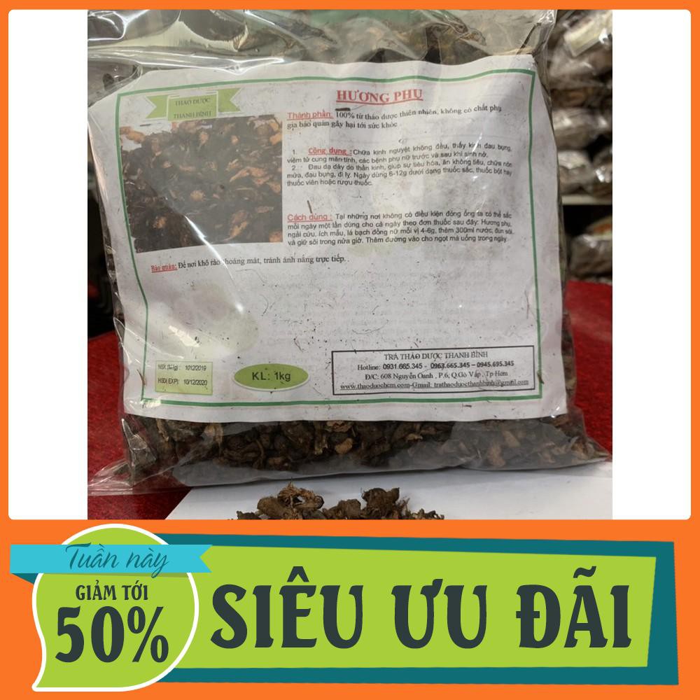 Hương Phụ 100gr - Hàng Công Ty Loại 1 - Cây Thuốc Nam Trị Bệnh