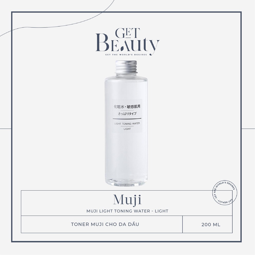 NƯỚC HOA HỒNG MUJI LIGHT TONING WATER LIGHT | MOISTURE | HIGH MOISTURE 200ML