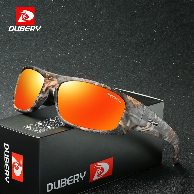 Kính râm DUBERY 2018 phản quang có thể quan sát ban đêm thiết kế thời trang retro cao cấp cho nam