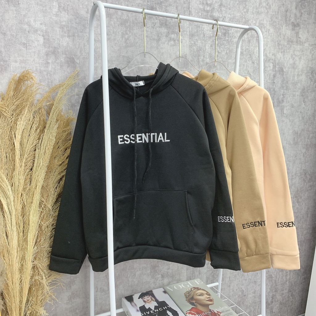 Áo hoodie essentials unisex form rộng nam nữ hàng real ,có mũ mặc nhà đi chơi đi học thời trang Hàn Quốc ATD006 | BigBuy360 - bigbuy360.vn