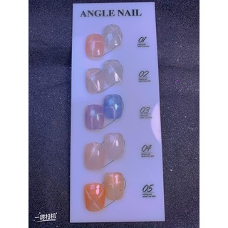 sét 5 chai mắt mèo đổi màu Angels,hót tặng kèm bảng+móng