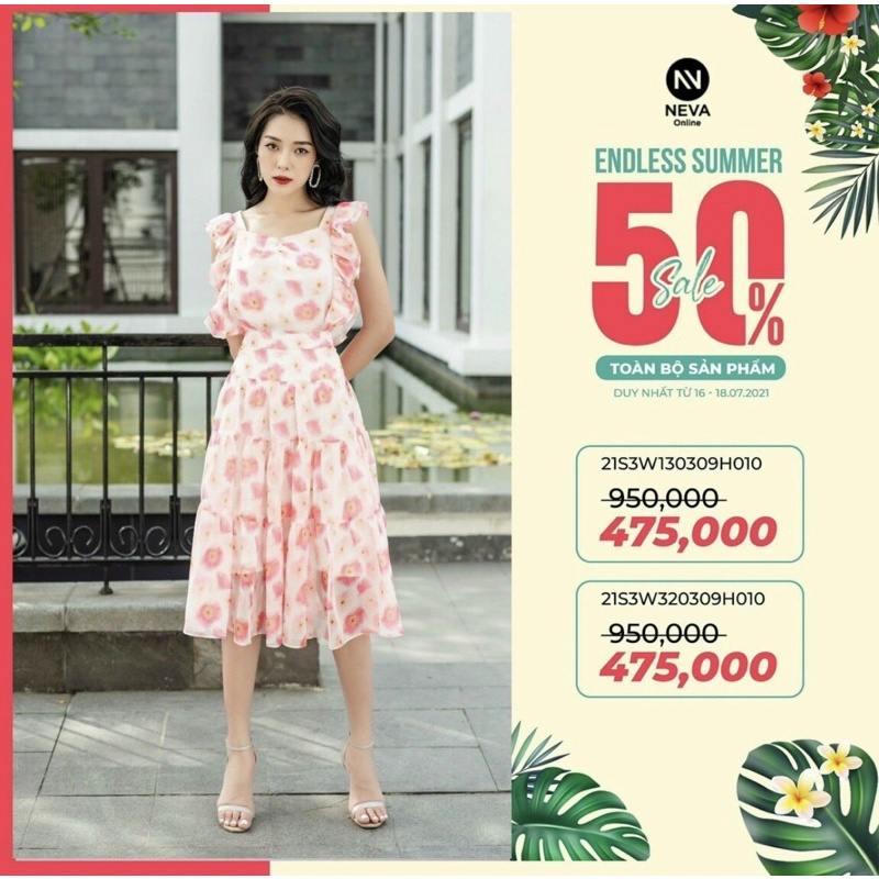 NEVA newtag set áo và váy xoè size M/L  nguyên tag