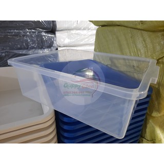 Khay nhựa Trong Suốt nhỏ nuôi cá , hamster kích thước 34x27x11cm