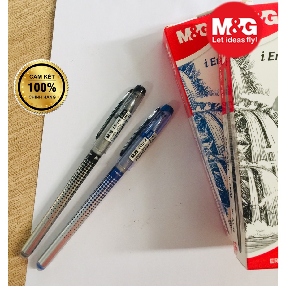 Cây viết bút bi mực Gel tẩy xóa được chất lượng giá tốt AKPA8371, mực đậm và nhanh khô, dễ dàng tẩy sạch và viết lại
