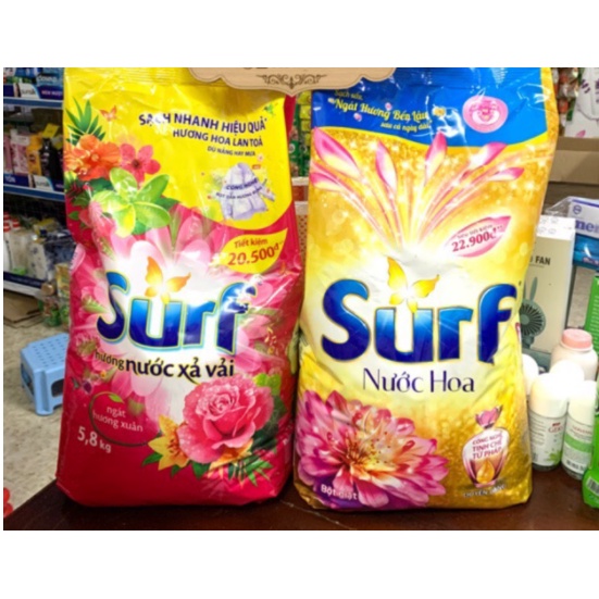 Bột Giặt Surf 5,8Kg/5,5kg Mới