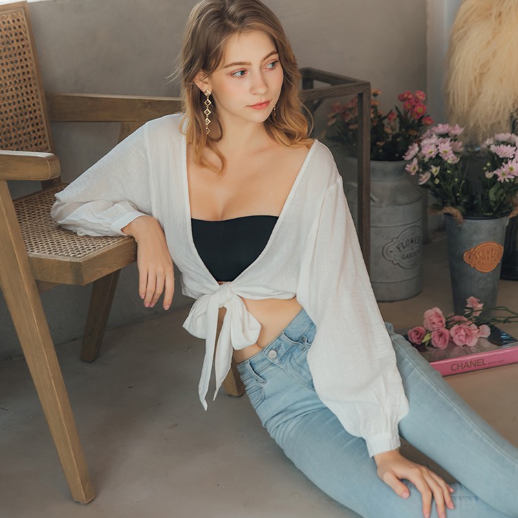 Áo Lót Quây Trơn Không Gọng Đệm Vừa Nâng Ngực Chống Tụt B400