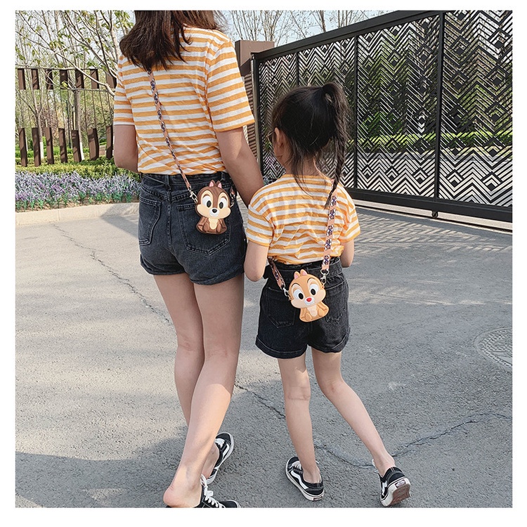 Túi xách mini cho bé gái kiểu dáng nhân vật hoạt hình xinh xắn dễ thương E1088