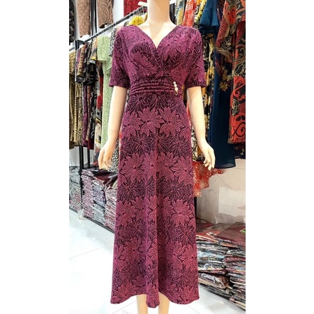 Đầm dạ hội trung niên kim sa cao cấp