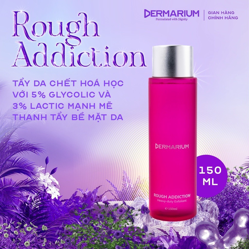 Dermarium Tricky Duet - Tẩy da chết hoá học làm sạch lỗ chân lông - Rough Addiction Tender Wonder - Tiệm Cô Chi Beauty