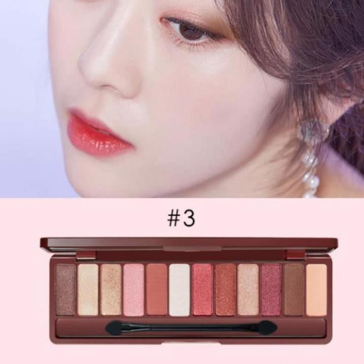 (Rẻ Vô Địch) Phấn Mắt 12 Ô Màu Lameila Play Color Eyes Kèm Cọ Trang Điểm (Chustore P13) | BigBuy360 - bigbuy360.vn