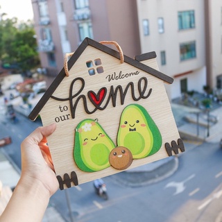 Bảng gỗ Gia đình Bơ