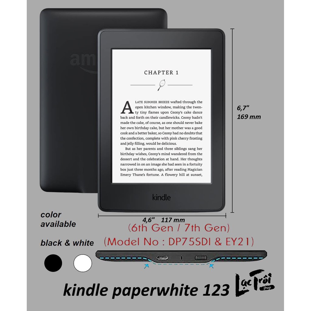 [Kindle Paperwhite 123-4-5] Bao da Vải Denim cao cấp