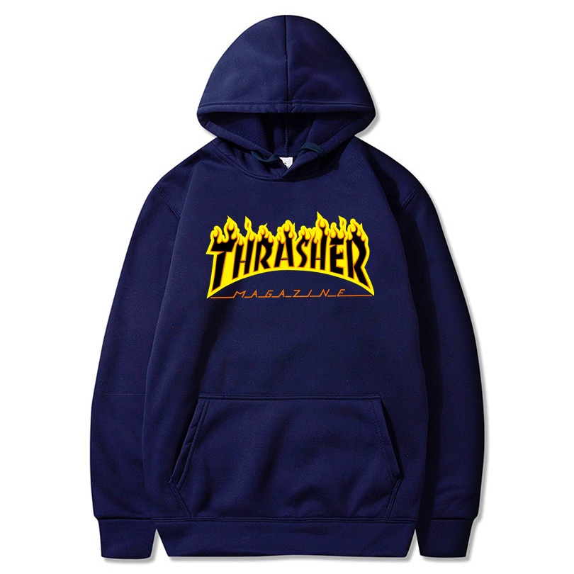 Áo Hoodie Thrasher 2022 Thiết Kế Đơn Giản Chất Lượng Cao